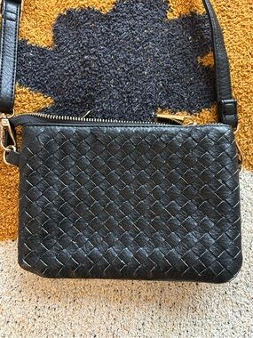 Woven Black Purse